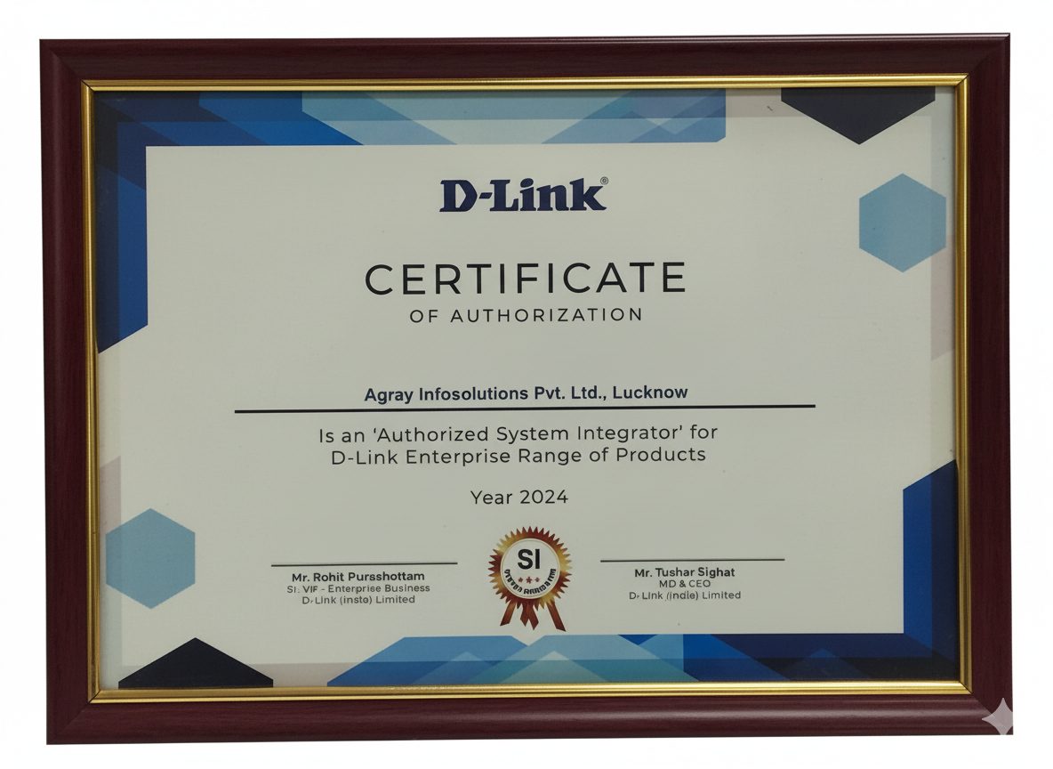 D-Link Authorized Partner certificate